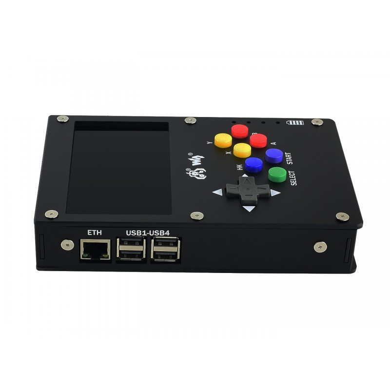 Waveshare GamePi43 Portable Video Game Console Compatible with Raspberry Pi  B+/2B/3B/3B+ 4.3inch IPS Display 800×480 Pixels Raspberry Pi 3B+ Included