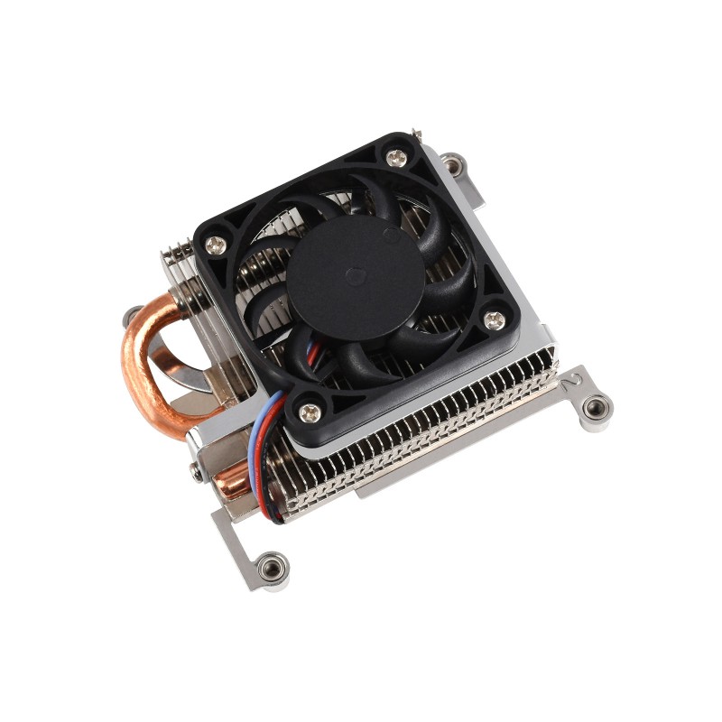 Ultra Thin ICE Tower Cooling Fan For Raspberry Pi 4B, 4.5mm Copper Tube,  adjustable speed, strong heat dissipation