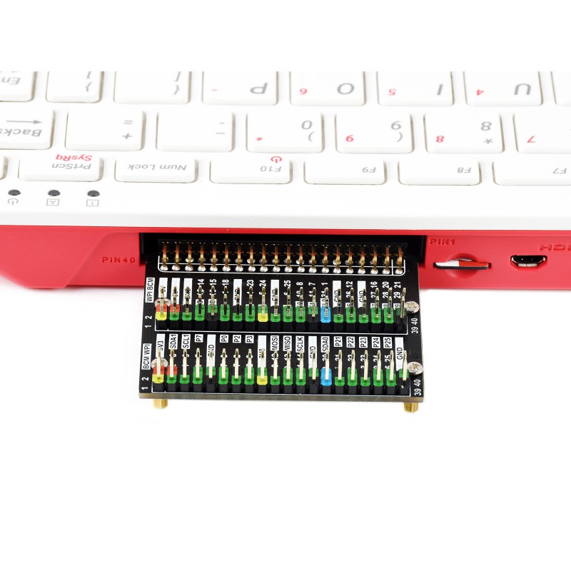 Waveshare Raspberry Pi 400 GPIO Header Adapter (2x 40 Pins)