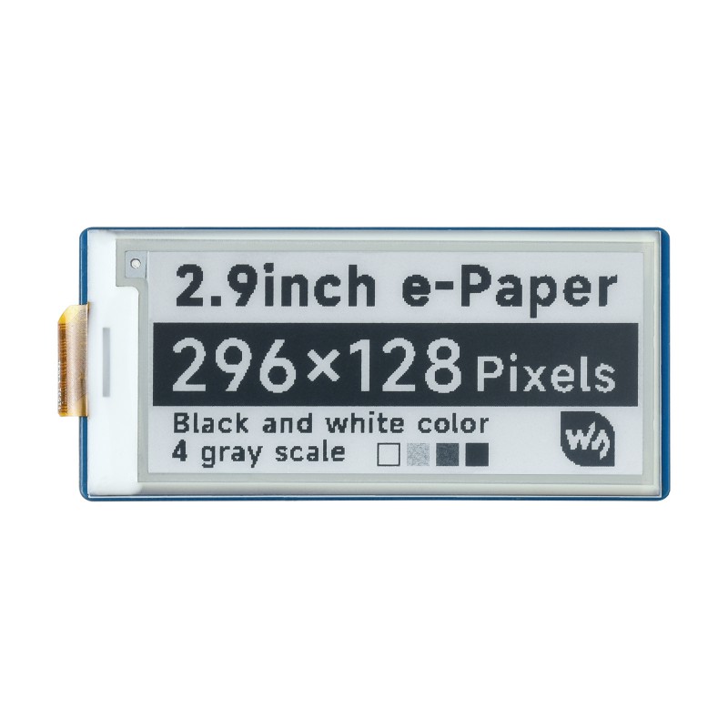 E-Paper display 2,9 inches