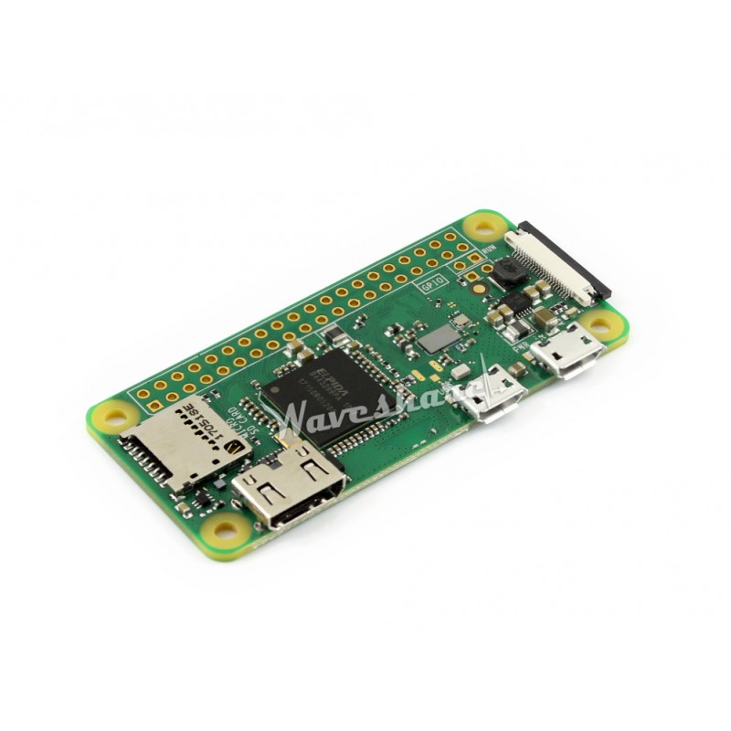 Raspberry Pi Zero W, the low-cost pared-down Pi, with built-in
