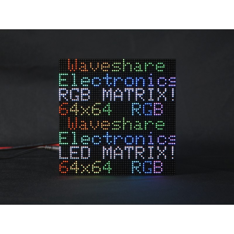 RGB full-color matrix panel, Pitch, 64x64 pixels, adjustable brightness | RGB-Matrix-P2.5-64x64