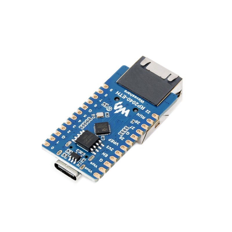 Waveshare Rp2040 Eth Mini Development Board Rp2040 Ethernet Port Module Raspberry Pi 7389