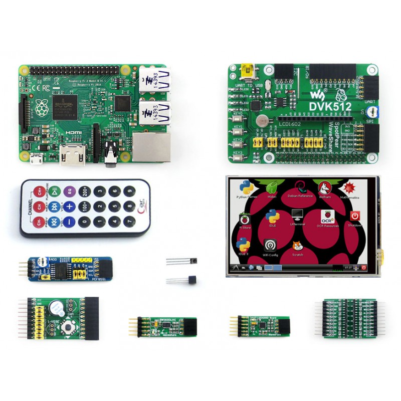 Raspberry Pi 2 Model B Desktop (Quad Core CPU 900 MHz, 1 GB RAM, Linux)