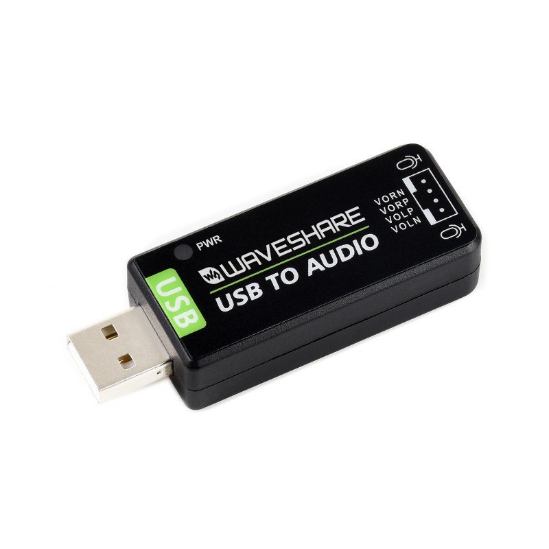 USB Sound Card, USB Audio Module, Driver-Free, External Audio Converter For Raspberry / Jetson Nano