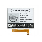 10.3inch e-Paper e-Ink Raw Display, 1872×1404, Black / White, 16 Grey Scales, Parallel Port, without PCB