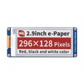 2.9inch E-Paper E-Ink Display Module (B), 296×128, Red / Black / White, SPI