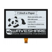 7.5inch e-Paper (G) E-Ink Optical Bonding Display, 800×480, Black / White, SPI, without PCB