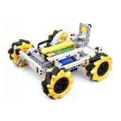 BuildMecar Kit, Smart Building Block Robot with Mecanum Wheels, 5MP Camera, Based on Raspberry Pi Build HAT