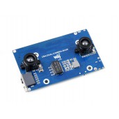 Binocular Camera Base Board Designed for Raspberry Pi Compute Module 4, Optional Interface Expander