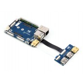 CM4-IO-BASE-A + USB HDMI Adapter, for Raspberry Pi Compute Module 4