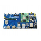 Raspberry Pi Compute Module 4 IO Board With PoE Feature, for all Variants of CM4