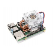Low-Profile ICE Tower Cooling Fan for Raspberry Pi 4B/3B+/3B, Super Heat Dissipation