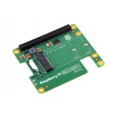 Official Raspberry Pi PCIe To M.2 HAT, Designed for Raspberry Pi 5, HAT + Standard, Supports NVMe Protocol M.2 Solid State Drive, Raspberry Pi 5 HAT