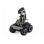 RaspRover Open-source 4WD AI Robot, Dual controllers, All-metal Body, Computer Vision, Suitable for Raspberry Pi 4B / Raspberry Pi 5