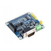 Isolated RS485 RS232 Expansion HAT for Raspberry Pi, SPI Control