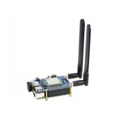 SIM7600G-H M.2 4G HAT for Raspberry Pi, LTE CAT4 High Speed, 4G/3G/2G, GNSS, Global Band