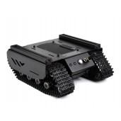 Flexible And Expandable Off-Road Tracked UGV, Multiple Hosts Support, With External Rails and ESP32 Slave Computer