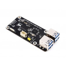 PCIe To 4-Ch USB3.2 Gen1 Board (C) For Raspberry Pi 5, Up To 5Gbps Transmission Speed, Driver-Free, Plug And Play, Raspberry Pi 5 PCIe Adapter