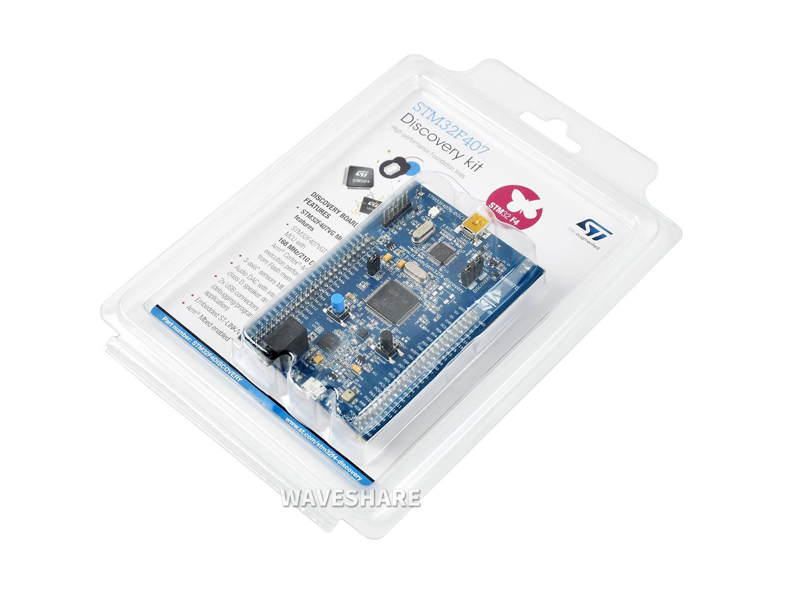 STM32F4DISCOVERY, STM32F407G-DISC1, STM32F4-Discovery STM32 evaluation  development board