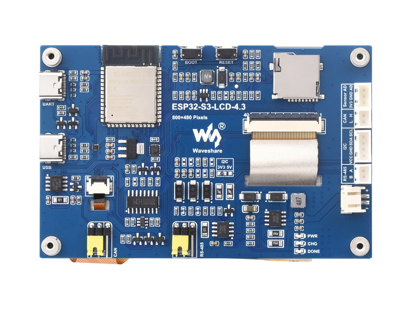 ESP32-S3-Touch-LCD-4.3 - Waveshare Wiki