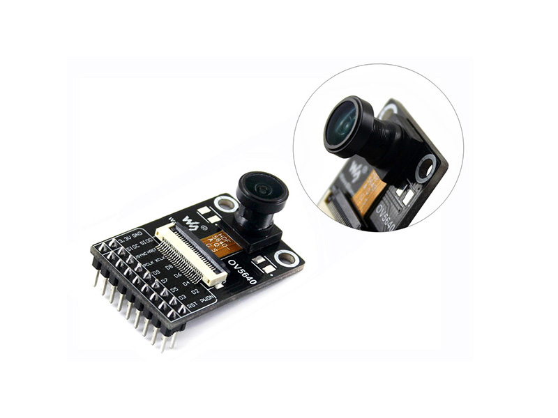 Camera Module Based on OV5640 Image Sensor, 5 Megapixel, Fisheye Lens