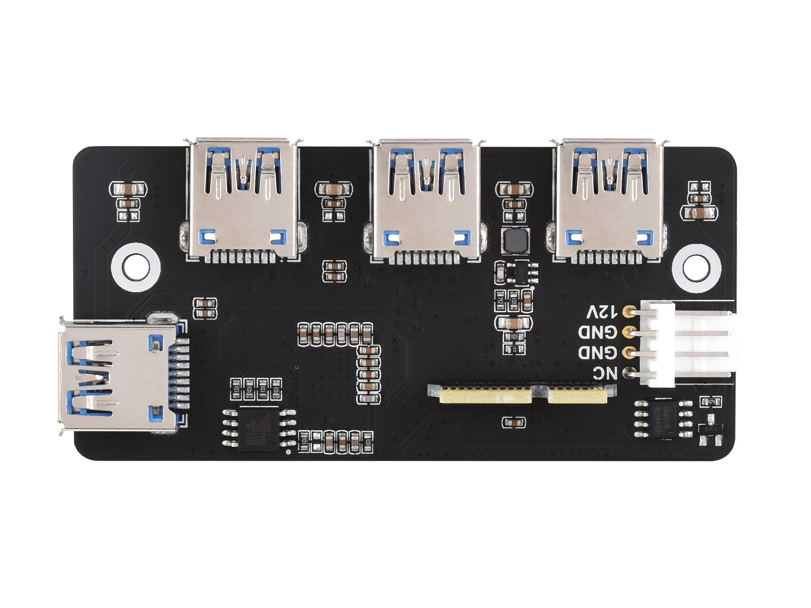 PCI-E to USB 3.2 Expansion Card for Raspberry Pi Compute Module 4 IO Board,  4X USB 3.2 Gen1 Ports PCIe Adapter Card, PCI Express Converter Card