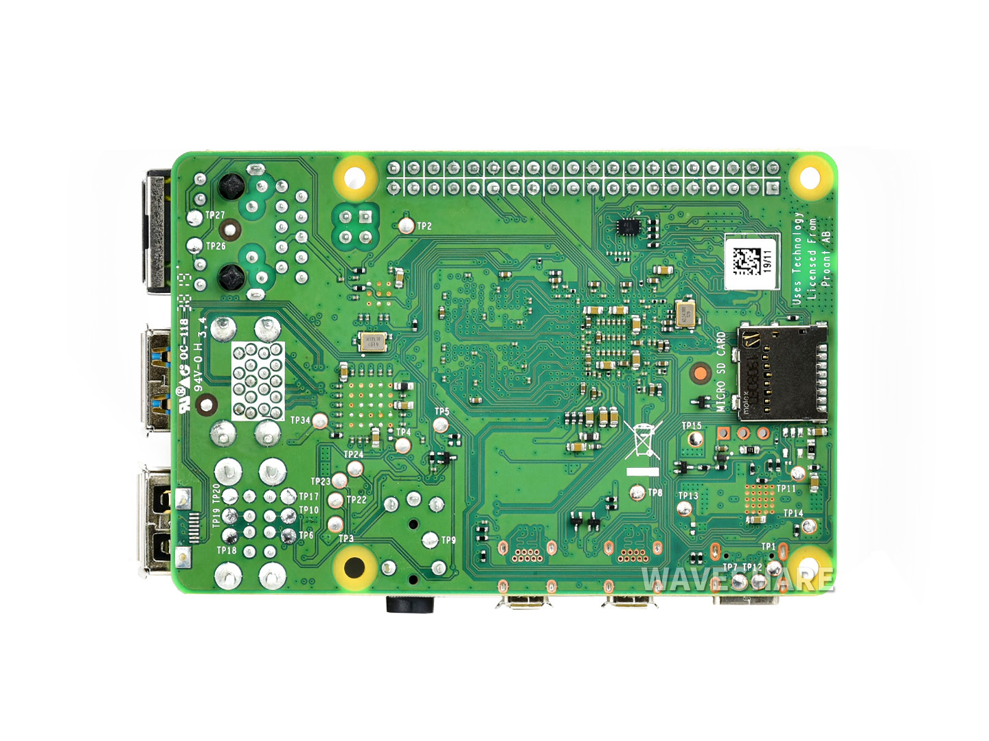 Raspberry Pi 4 Model B, 4GB DDR4 RAM Single Board Computer (RPI4-MODBP-4GB)  for sale online