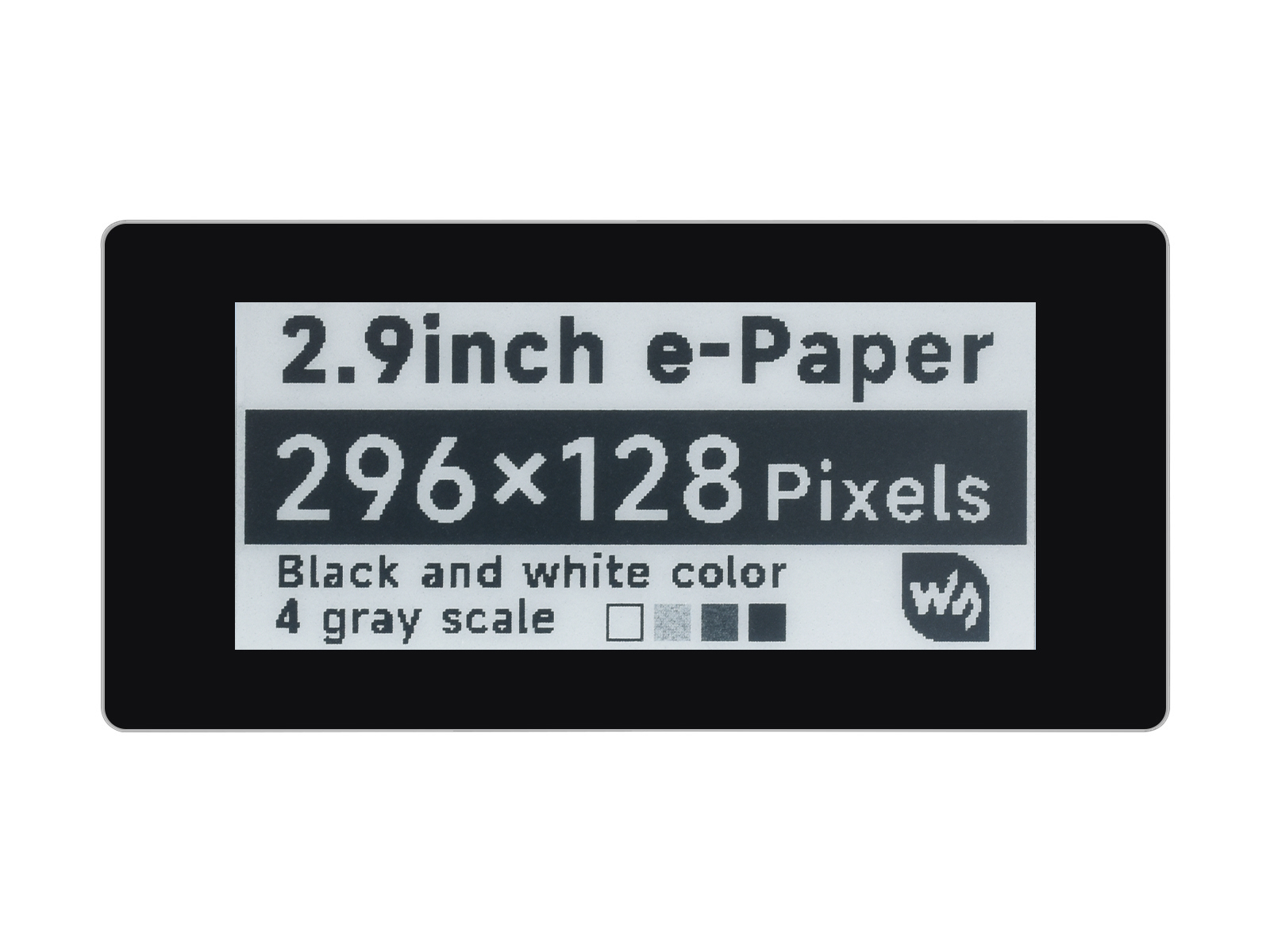 2.9inch Touch e-Paper Module for Raspberry Pi Pico, 296×128 pixels 
