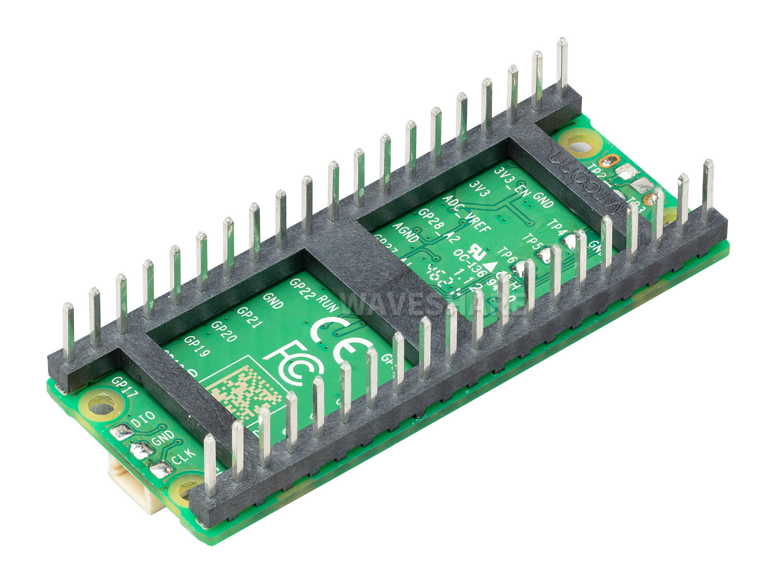 Raspberry Pi Pico H Microcontroller Board, Based on Official RP2040  Dual-core Processor