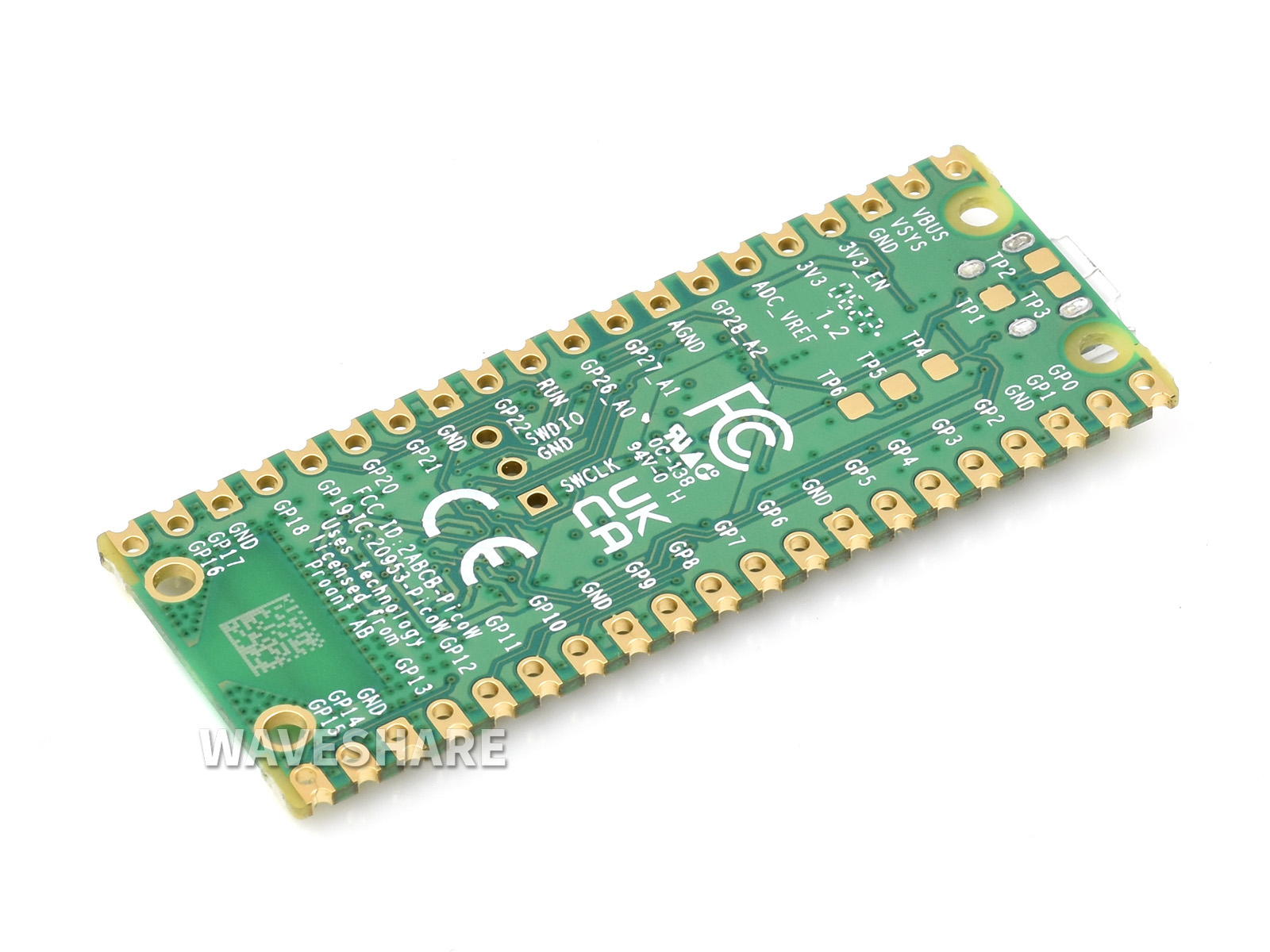 Raspberry Pi Pico Board Updated with Wireless and Headers