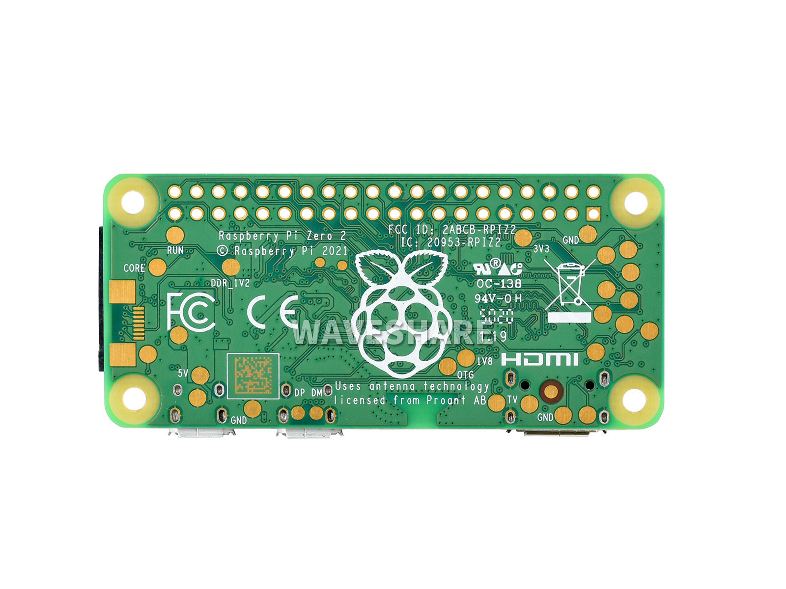 Raspberry Pi Zero WH (Zero W with Headers) : ID 3708 : $16.00