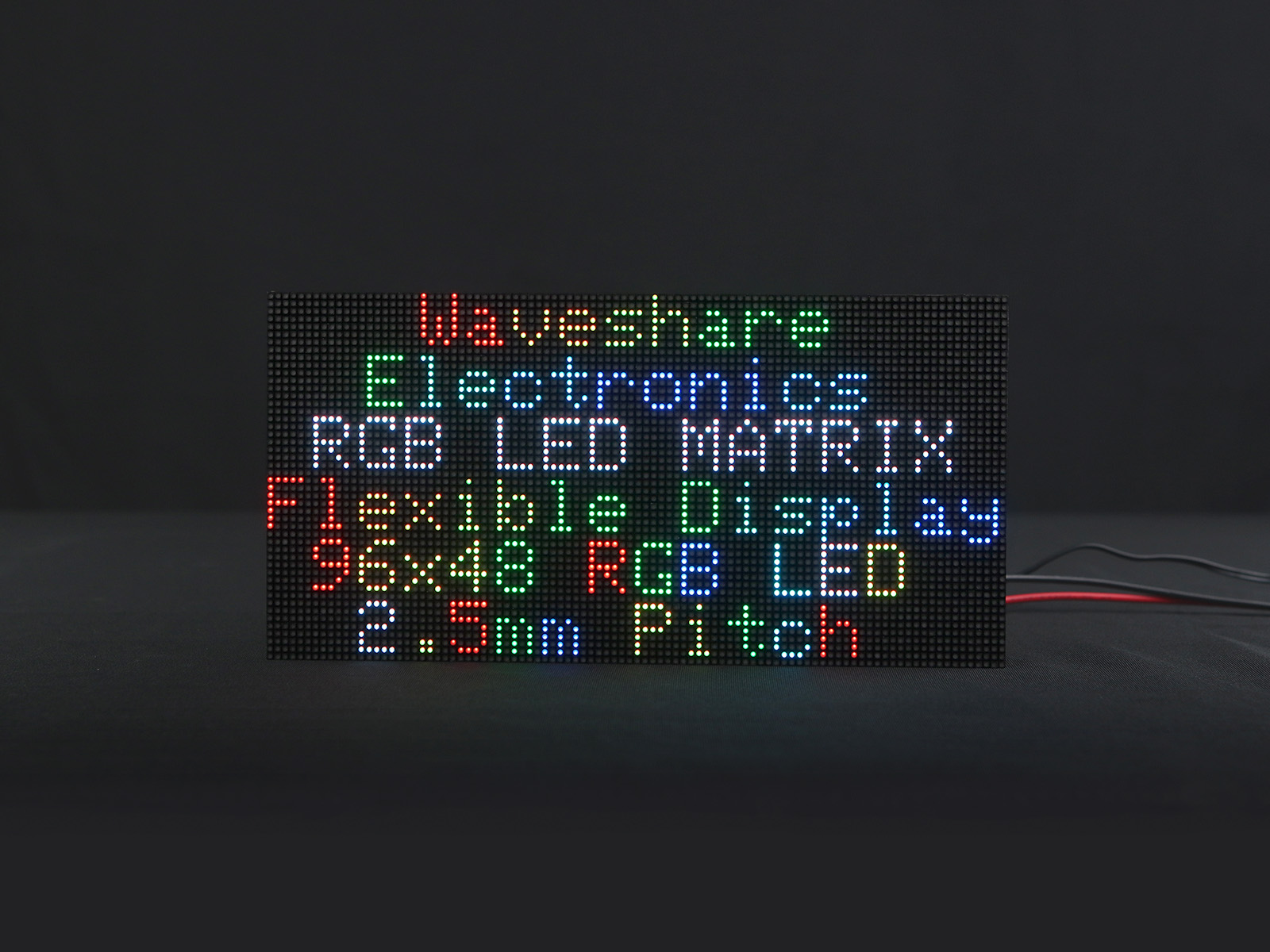 64x32 Flexible RGB LED Matrix - 4mm Pitch