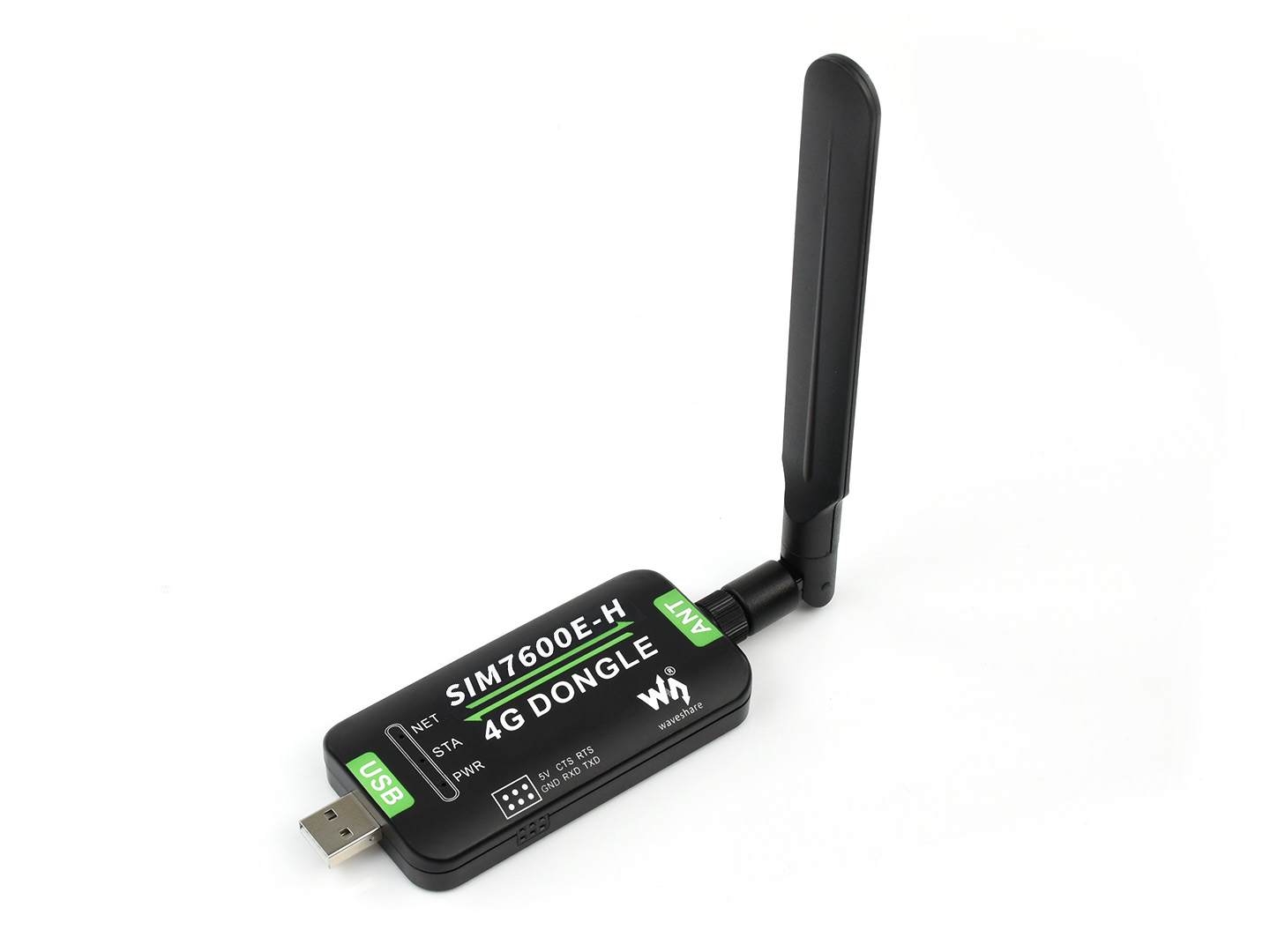 SIM7600E-H 4G DONGLE With Antenna, Industrial Grade 4G