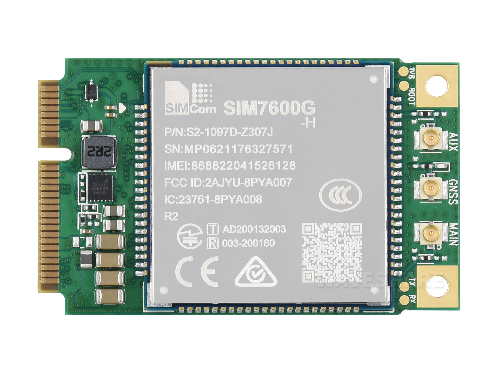 SIM7600G-H-PCIE SIMCom Original 4G LTE Cat-4 Module, Global 