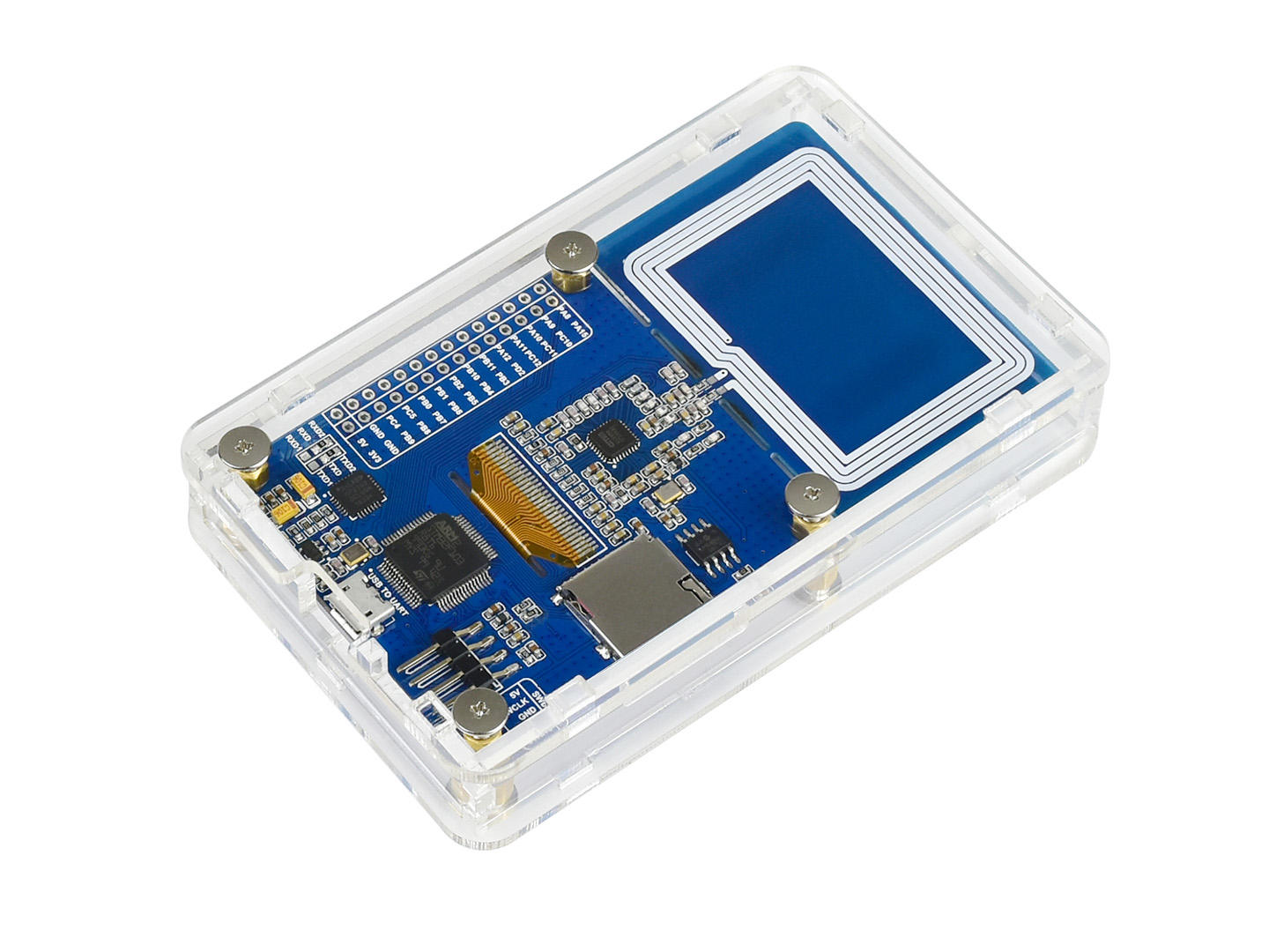 ST25R3911B NFC Development Kit, NFC Reader, AT32F413RCT7 Controller, Multi  NFC Protocols